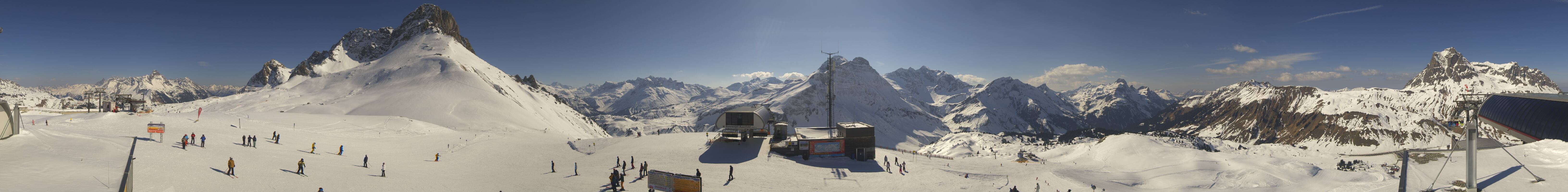 Archived image Webcam Panoramic view Warth Schröcken