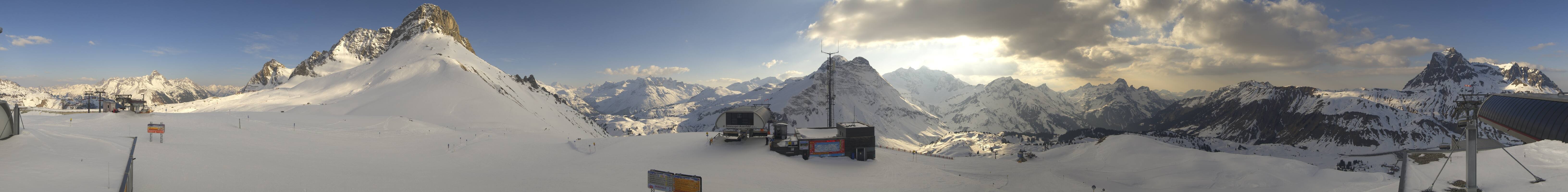 Archived image Webcam Panoramic view Warth Schröcken