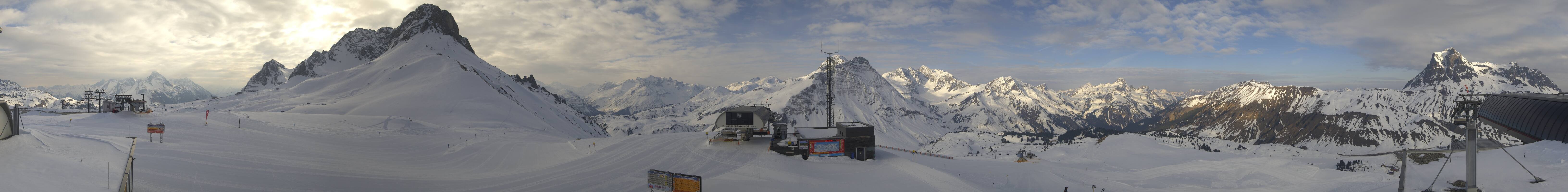 Archived image Webcam Panoramic view Warth Schröcken