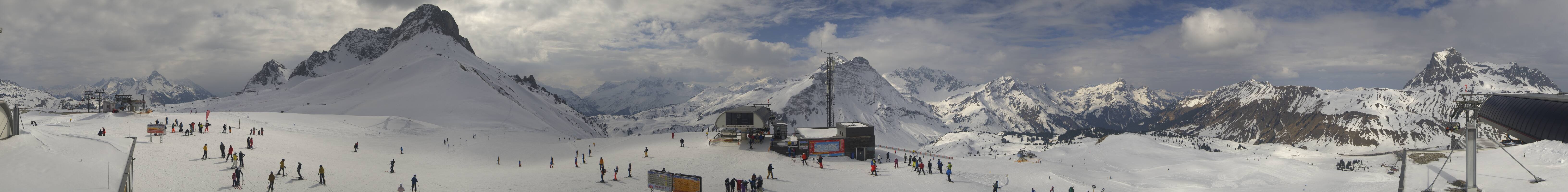 Archived image Webcam Panoramic view Warth Schröcken