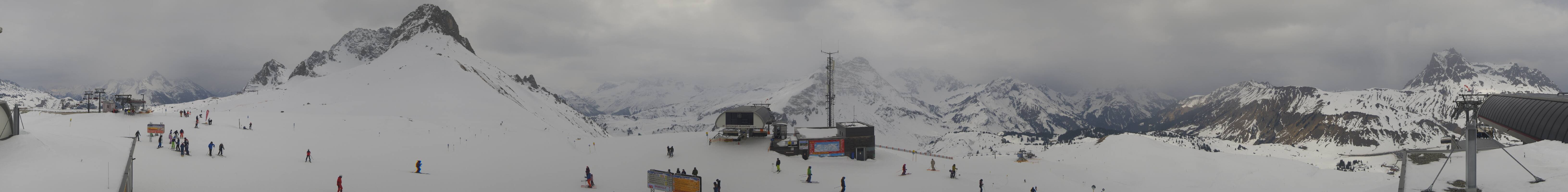 Archived image Webcam Panoramic view Warth Schröcken