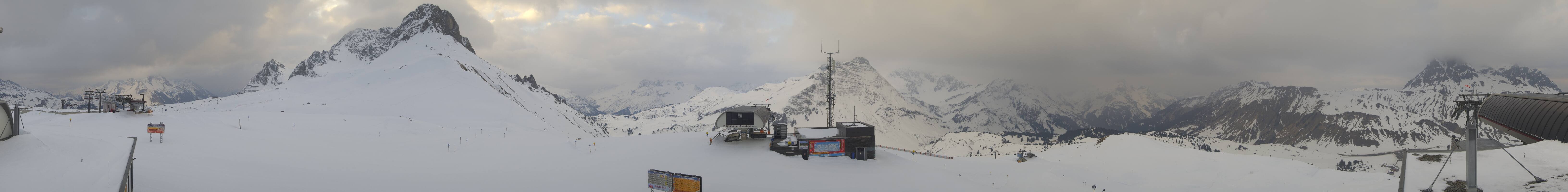 Archived image Webcam Panoramic view Warth Schröcken