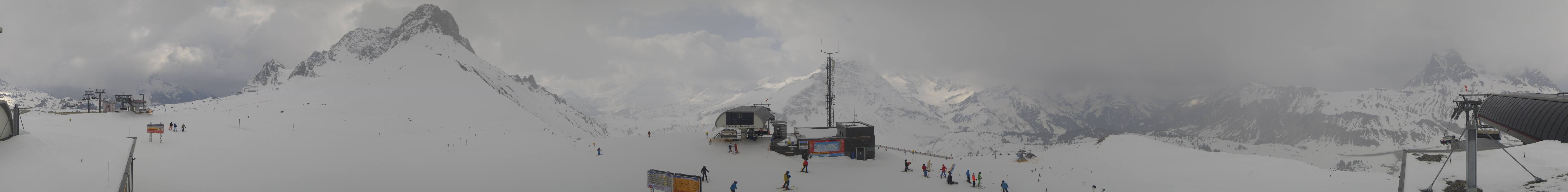 Archived image Webcam Panoramic view Warth Schröcken