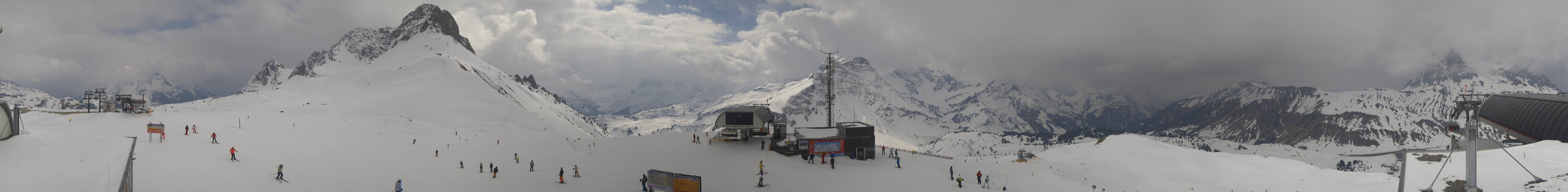 Archived image Webcam Panoramic view Warth Schröcken