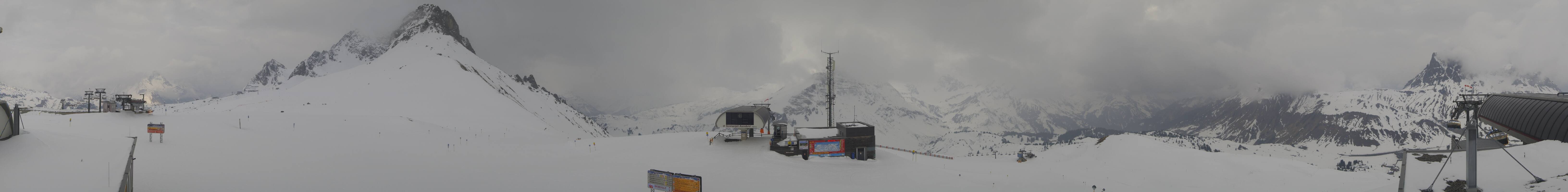 Archived image Webcam Panoramic view Warth Schröcken