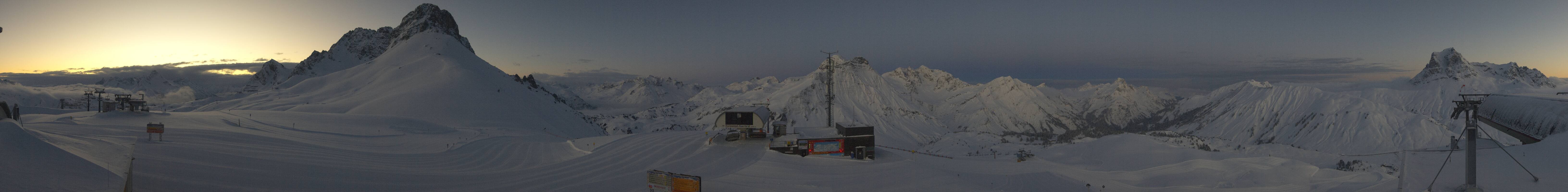 Archived image Webcam Panoramic view Warth Schröcken