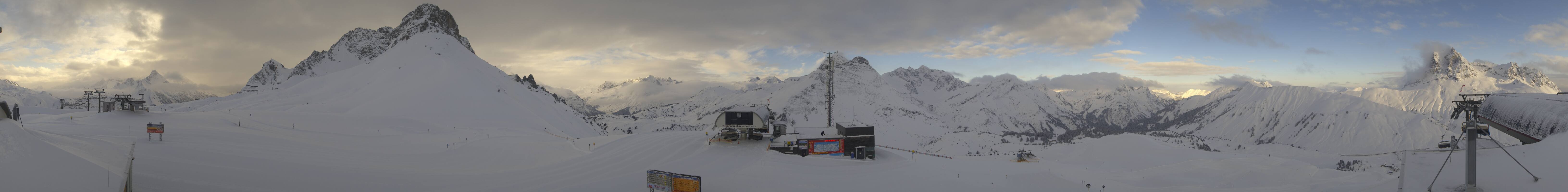 Archived image Webcam Panoramic view Warth Schröcken