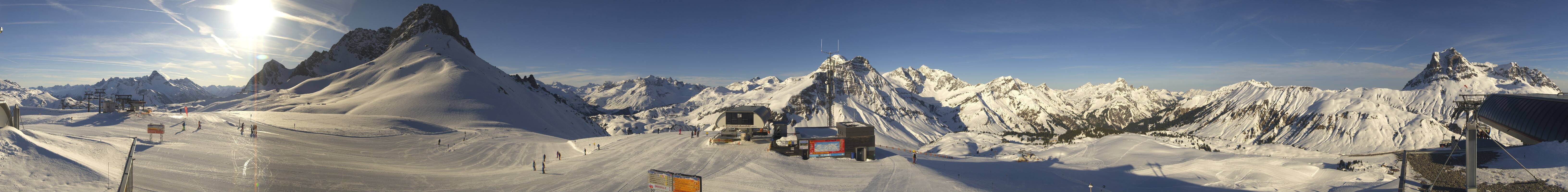 Archived image Webcam Panoramic view Warth Schröcken