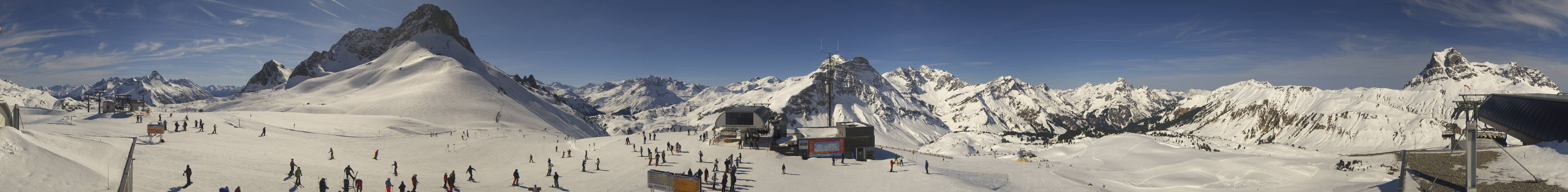 Archived image Webcam Panoramic view Warth Schröcken