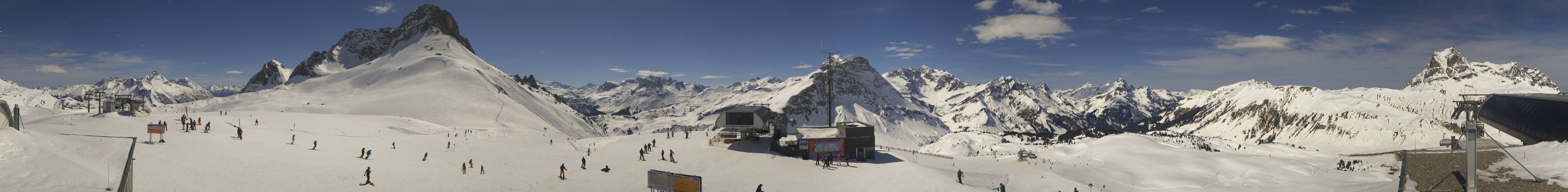 Archived image Webcam Panoramic view Warth Schröcken
