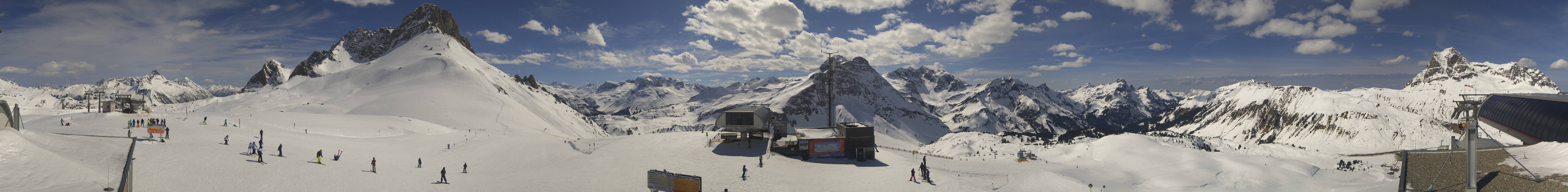 Archived image Webcam Panoramic view Warth Schröcken