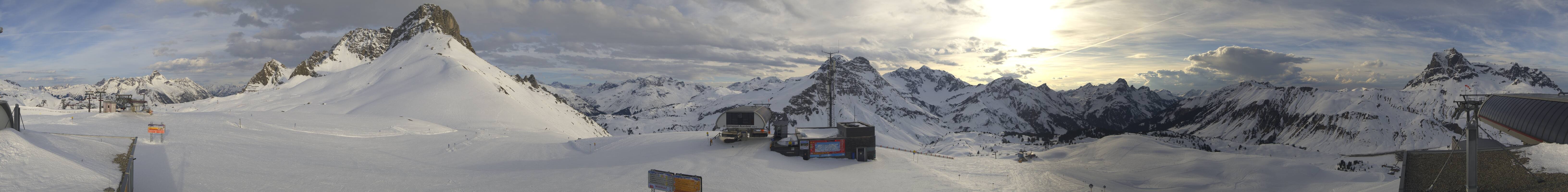 Archived image Webcam Panoramic view Warth Schröcken