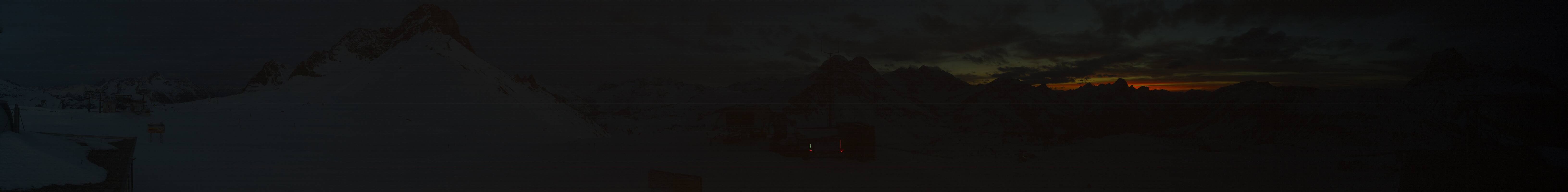 Archiv Foto Webcam Warth Schröcken - Panorama Saloberjet