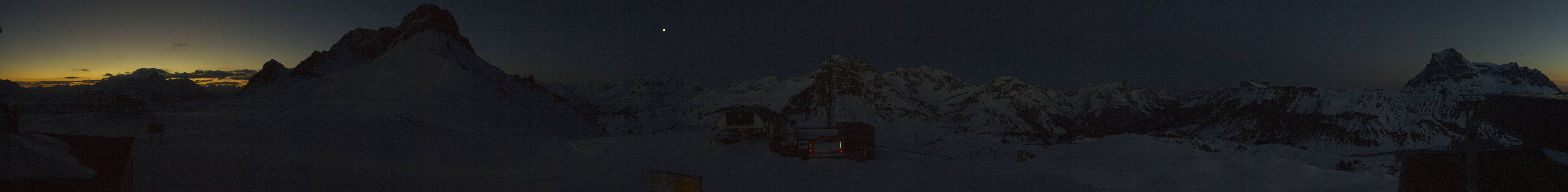 Archiv Foto Webcam Warth Schröcken - Panorama Saloberjet