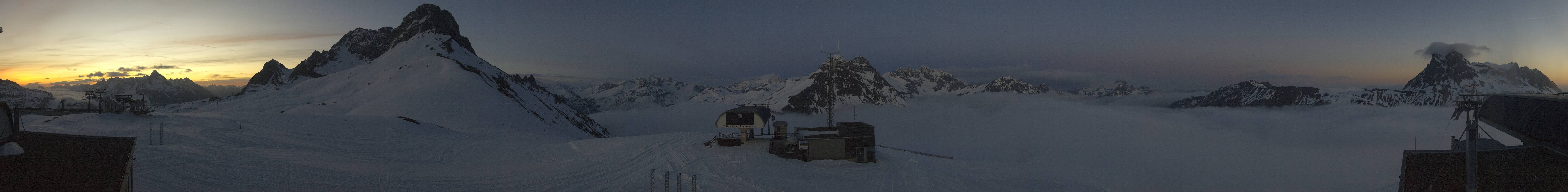 Archived image Webcam Panoramic view Warth Schröcken