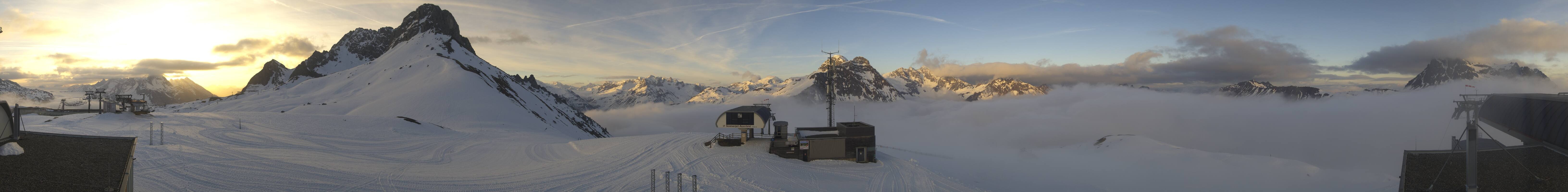 Archived image Webcam Panoramic view Warth Schröcken