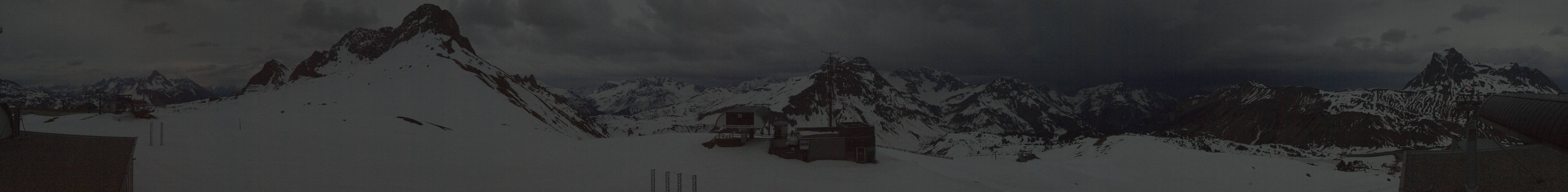 Archiv Foto Webcam Warth Schröcken - Panorama Saloberjet