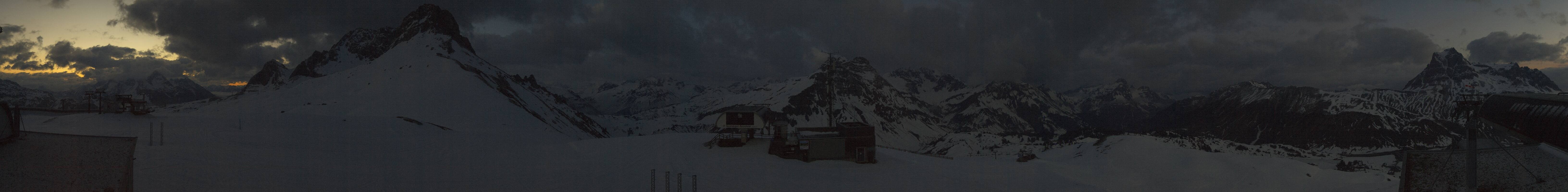 Archiv Foto Webcam Warth Schröcken - Panorama Saloberjet