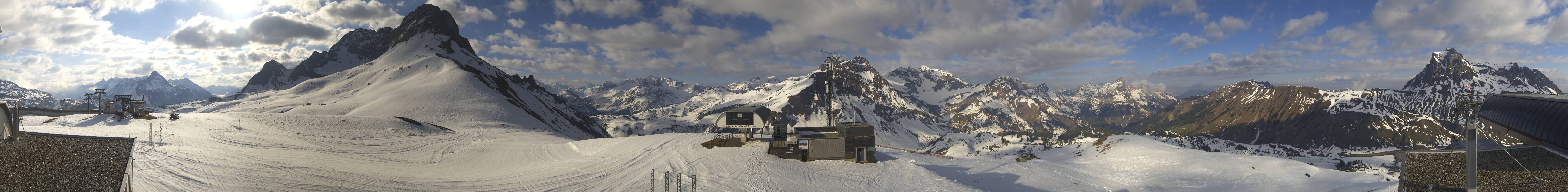 Archived image Webcam Panoramic view Warth Schröcken