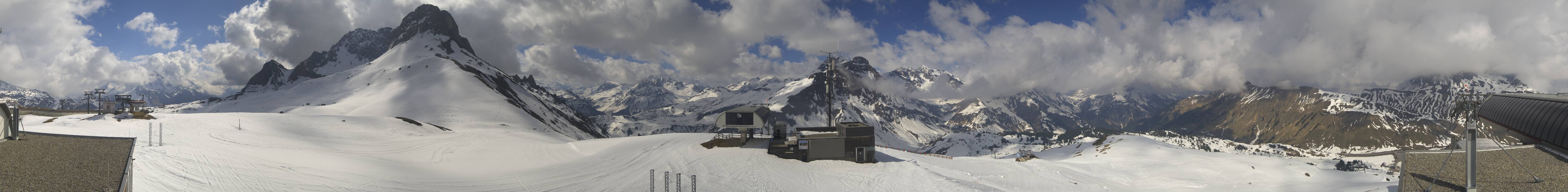 Archived image Webcam Panoramic view Warth Schröcken