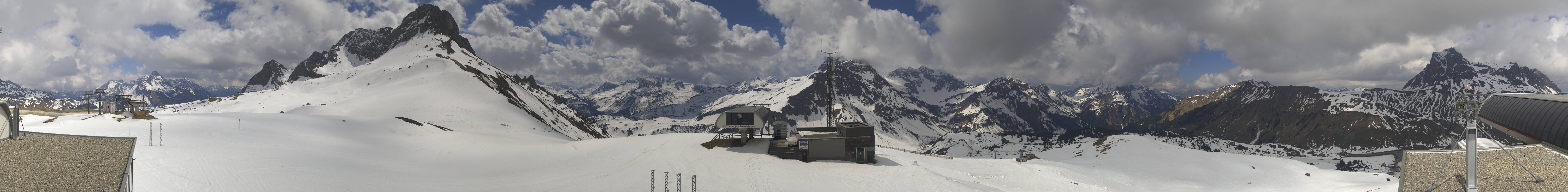 Archived image Webcam Panoramic view Warth Schröcken