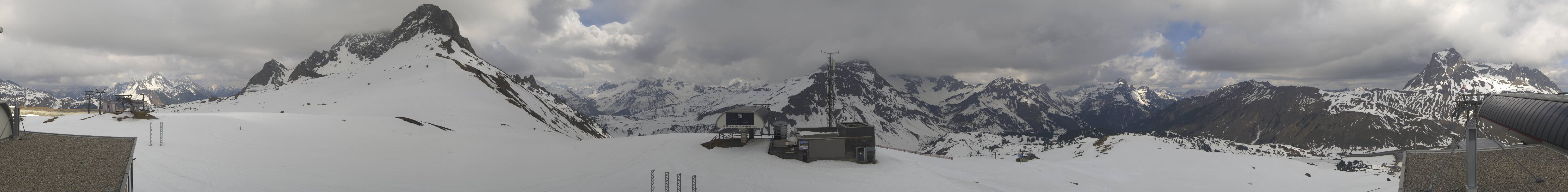 Archived image Webcam Panoramic view Warth Schröcken