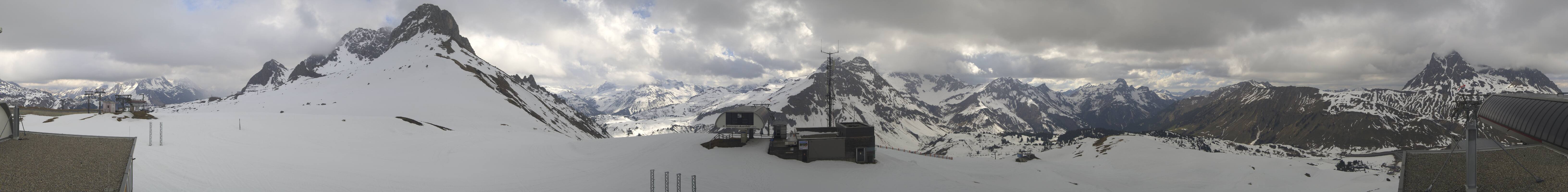 Archived image Webcam Panoramic view Warth Schröcken