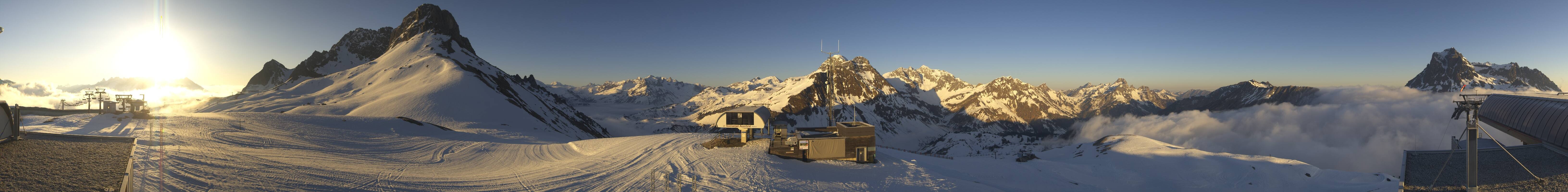 Archived image Webcam Panoramic view Warth Schröcken