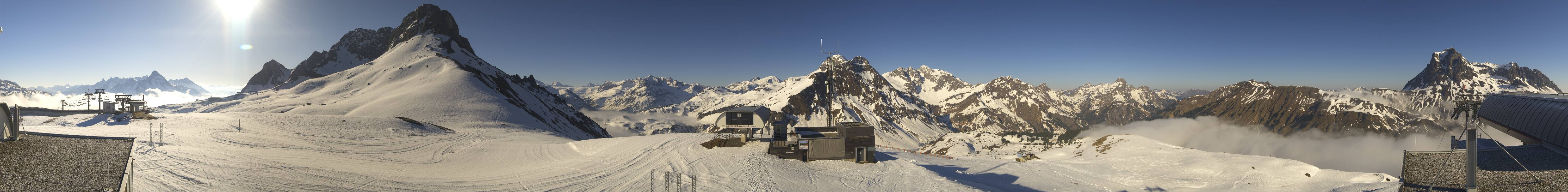 Archived image Webcam Panoramic view Warth Schröcken