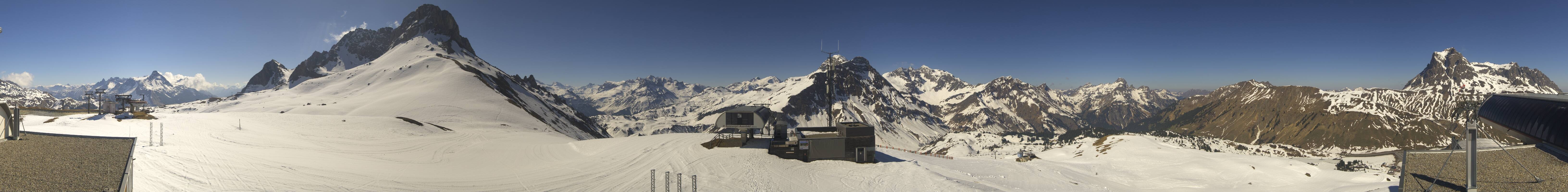 Archived image Webcam Panoramic view Warth Schröcken