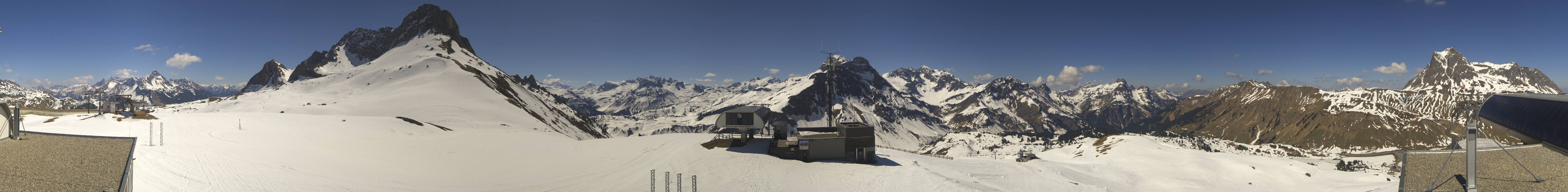Archived image Webcam Panoramic view Warth Schröcken