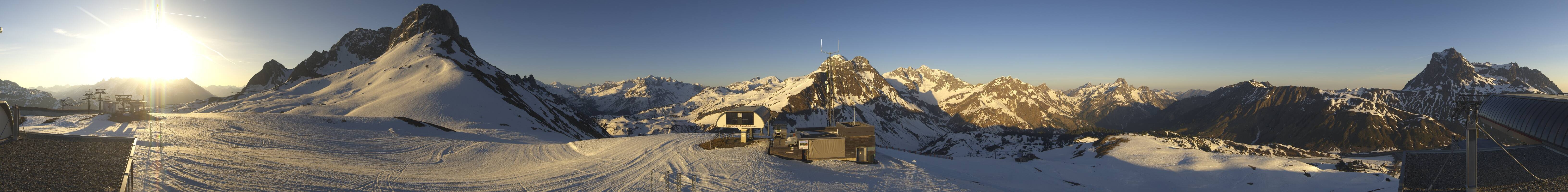 Archived image Webcam Panoramic view Warth Schröcken