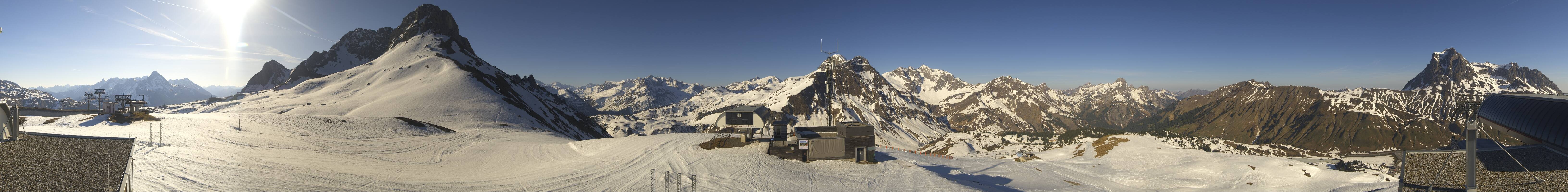 Archived image Webcam Panoramic view Warth Schröcken