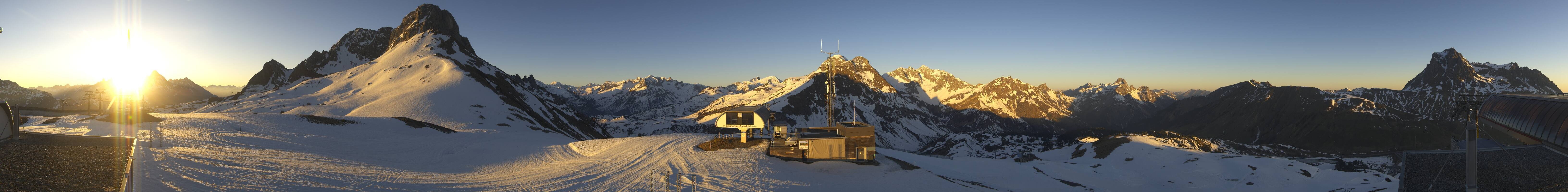 Archived image Webcam Panoramic view Warth Schröcken