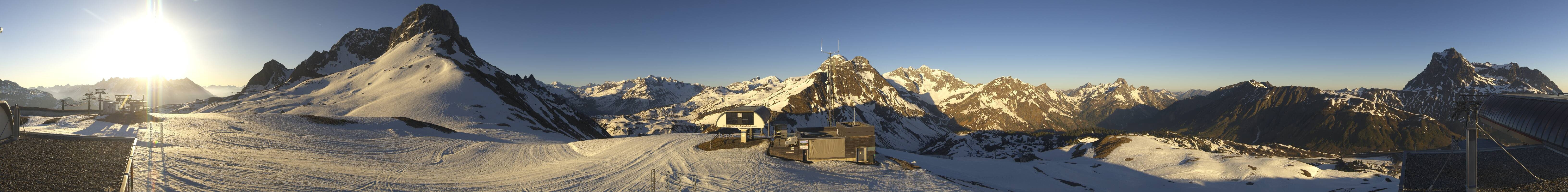 Archived image Webcam Panoramic view Warth Schröcken