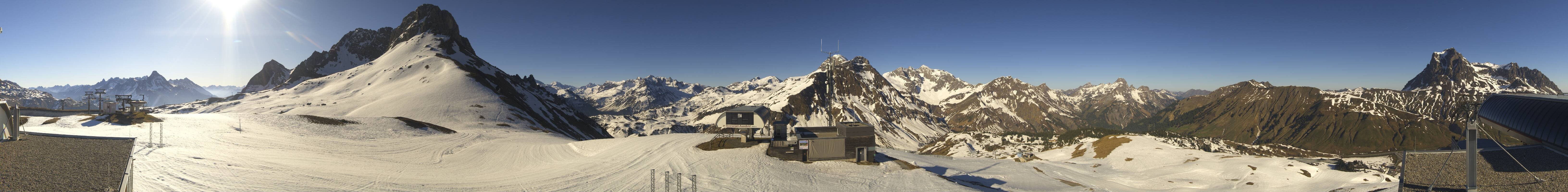 Archived image Webcam Panoramic view Warth Schröcken