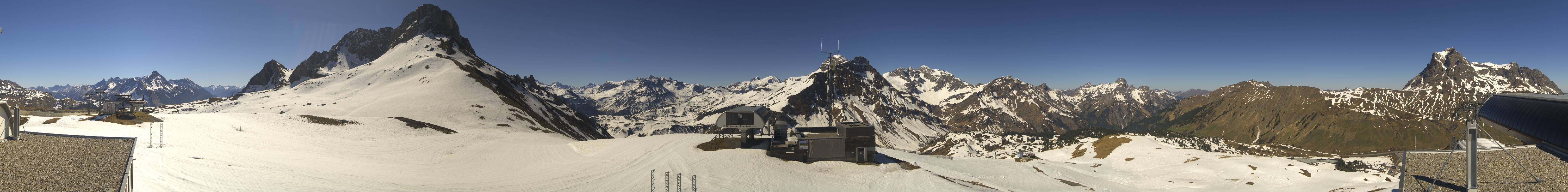 Archived image Webcam Panoramic view Warth Schröcken
