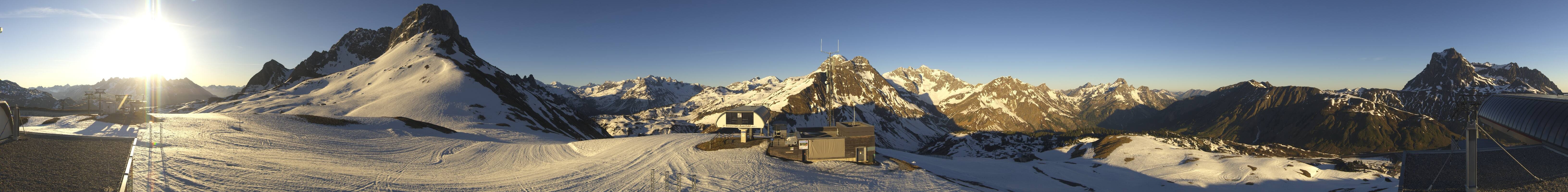 Archived image Webcam Panoramic view Warth Schröcken
