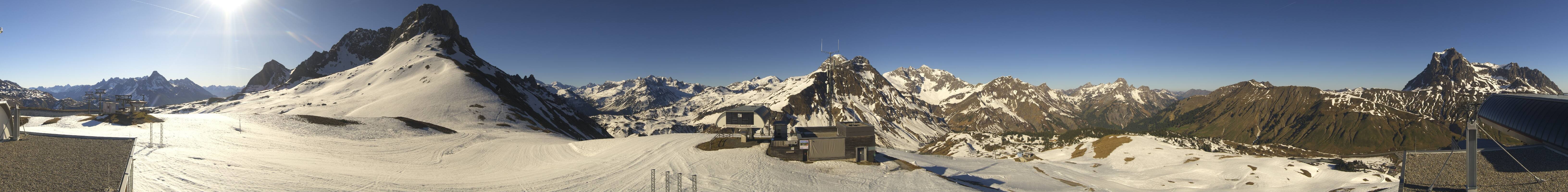 Archived image Webcam Panoramic view Warth Schröcken