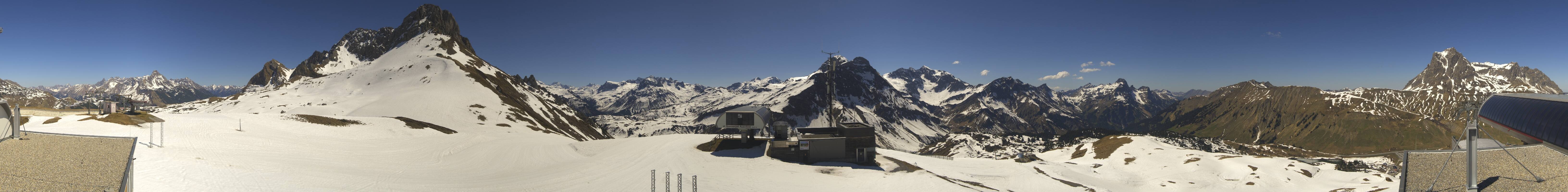 Archived image Webcam Panoramic view Warth Schröcken