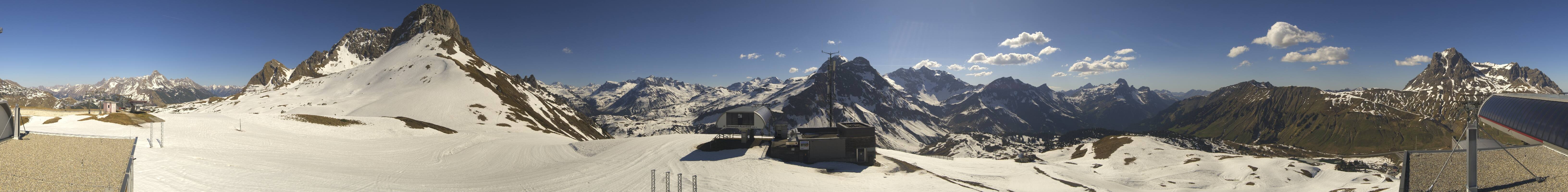 Archived image Webcam Panoramic view Warth Schröcken