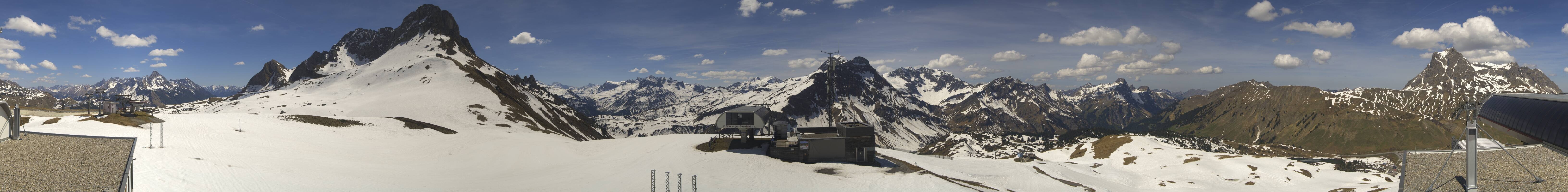 Archived image Webcam Panoramic view Warth Schröcken