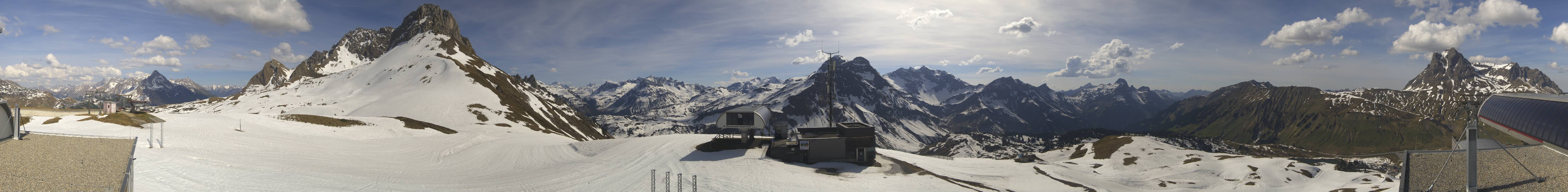 Archived image Webcam Panoramic view Warth Schröcken