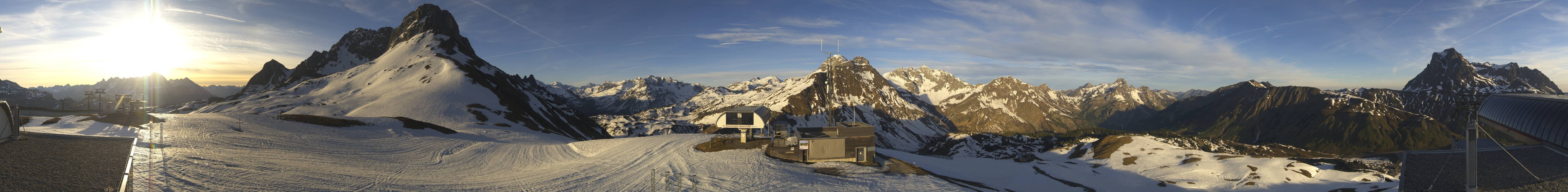 Archived image Webcam Panoramic view Warth Schröcken