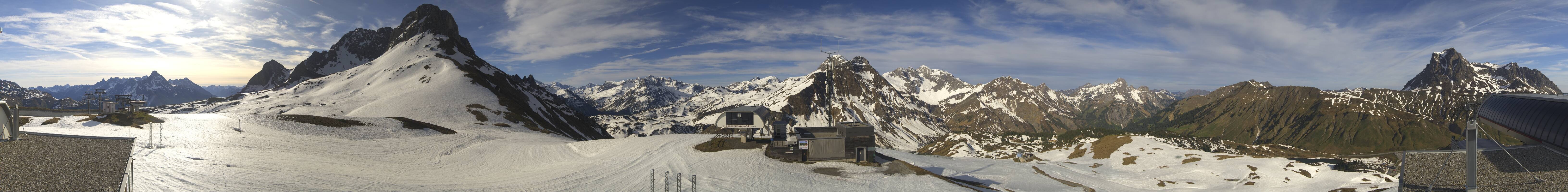 Archived image Webcam Panoramic view Warth Schröcken