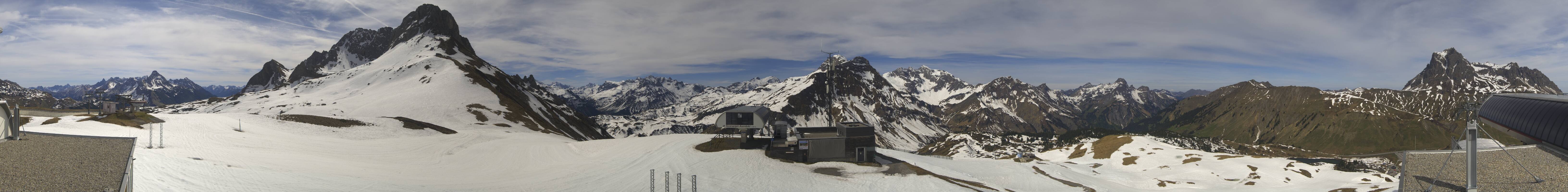 Archived image Webcam Panoramic view Warth Schröcken