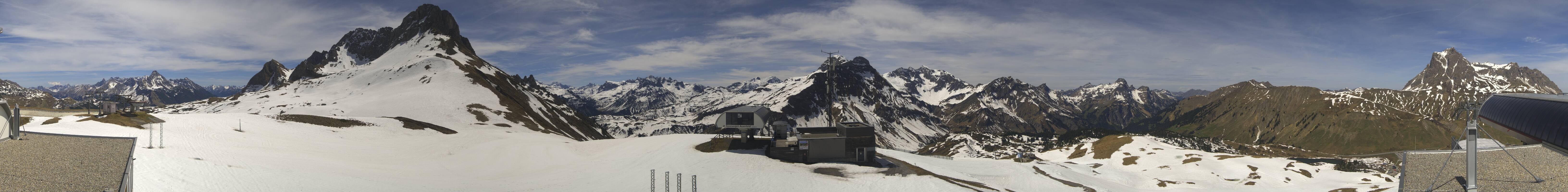 Archived image Webcam Panoramic view Warth Schröcken