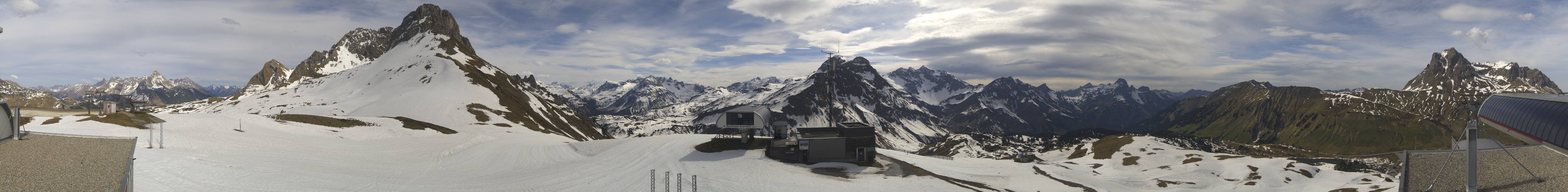 Archived image Webcam Panoramic view Warth Schröcken