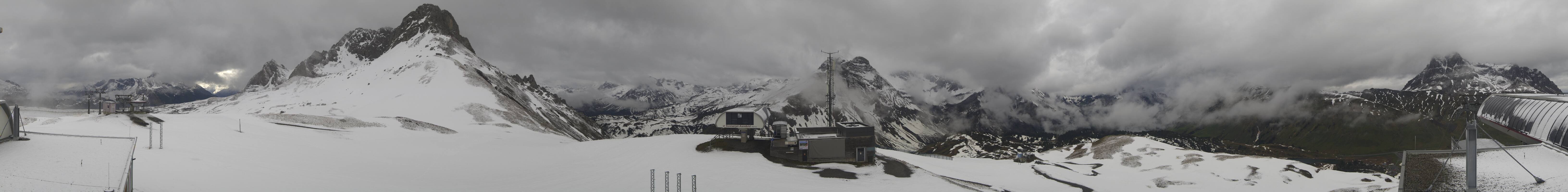 Archived image Webcam Panoramic view Warth Schröcken