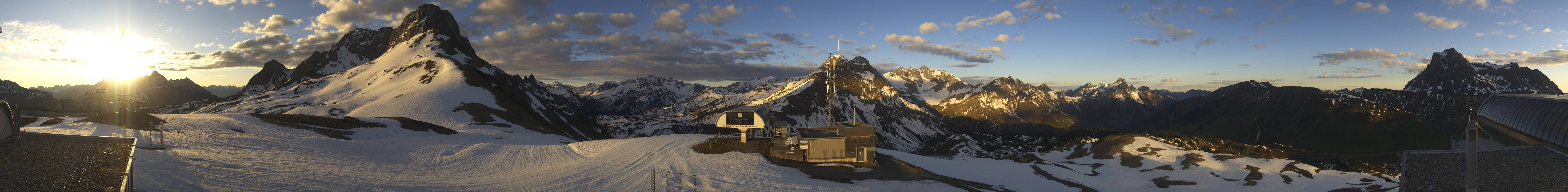 Archived image Webcam Panoramic view Warth Schröcken